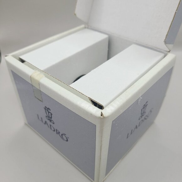 Lladro 1992 Porcelain Christmas Bell Ornament Poinsettia & Candle w/ Box - Picture 9 of 10